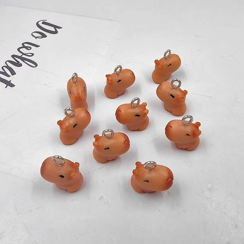 10pcs Cute Small Capybara Char - Resin Art Calligraphy recensione e prezzo