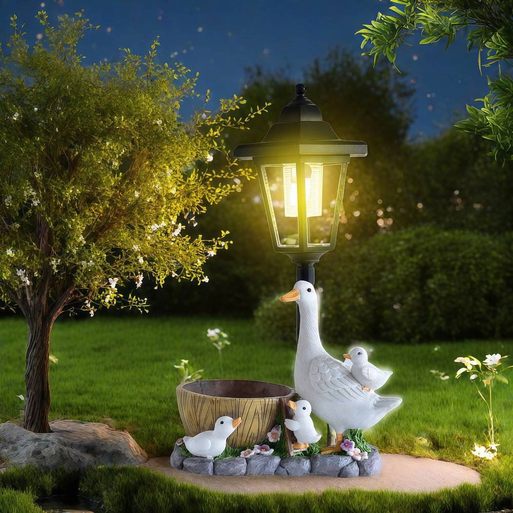 Solar Duck Night Light Garden  - Resin Art Craft recensione e prezzo