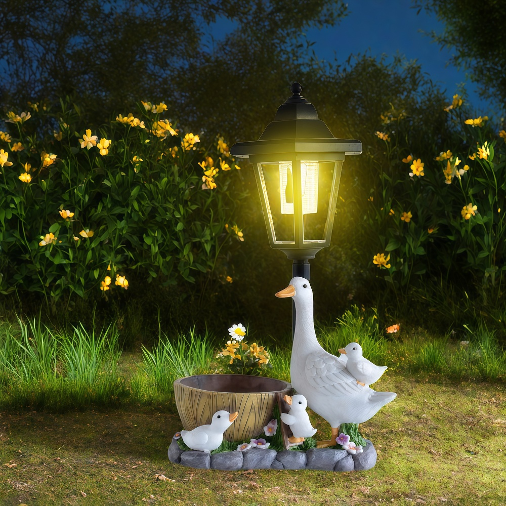 Solar Duck Night Light Garden  - Resin Art Craft recensione e prezzo