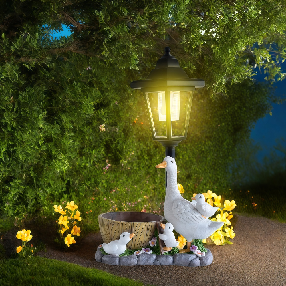 Solar Duck Night Light Garden  - Resin Art Craft recensione e prezzo