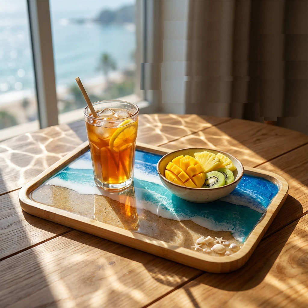 Epoxy Resin Ocean Art Decorati - Resin Art Coffee Table recensione e prezzo
