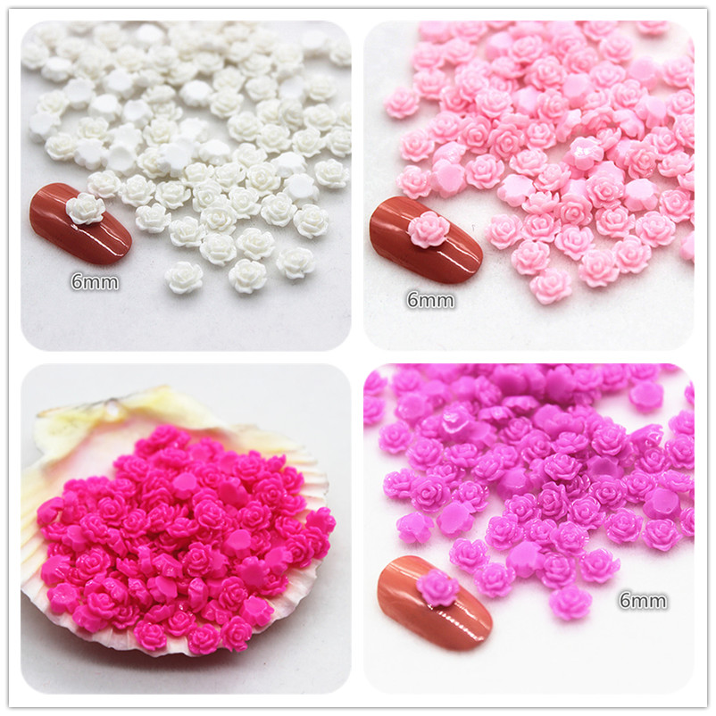 100pcs 6mm Resin Mini Rose Flo - Resin Art With Rose recensione e prezzo