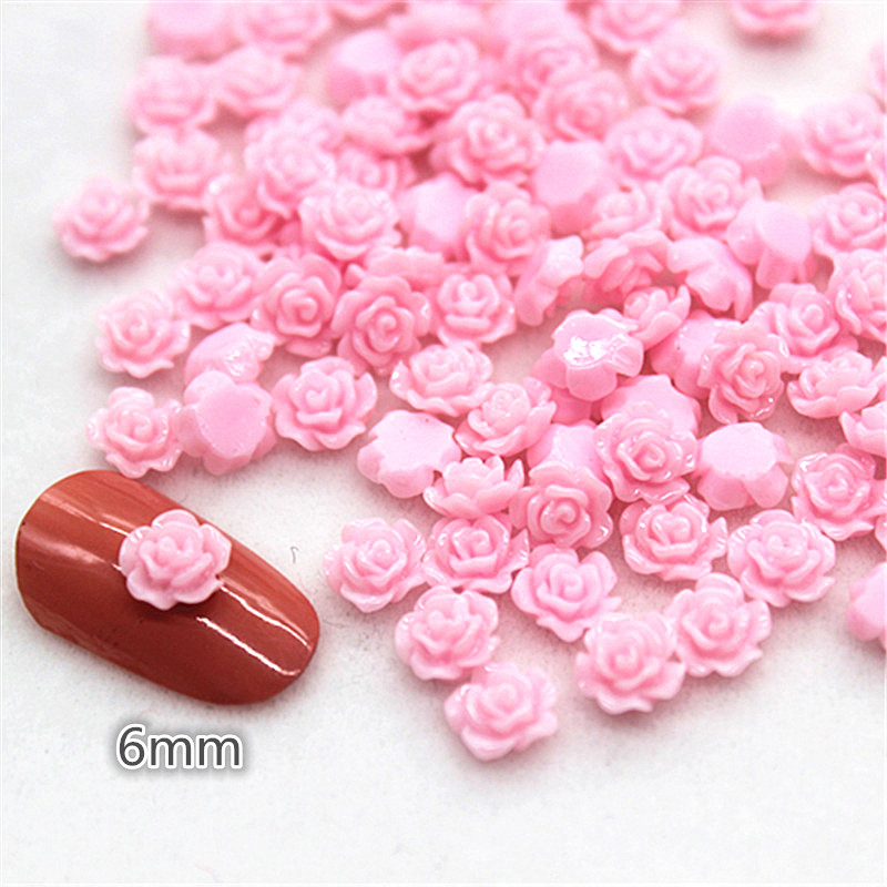 100pcs 6mm Resin Mini Rose Flo - Resin Art With Rose recensione e prezzo
