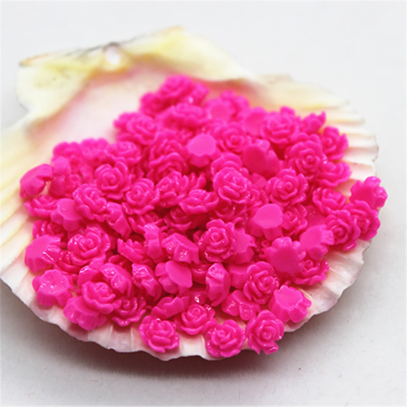 100pcs 6mm Resin Mini Rose Flo - Resin Art With Rose recensione e prezzo