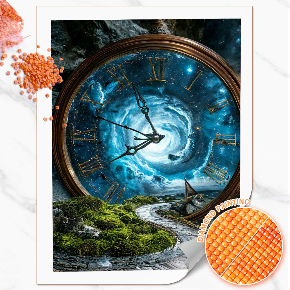 Huacan Full Square Round Diamo - Resin Art Watch recensione e prezzo