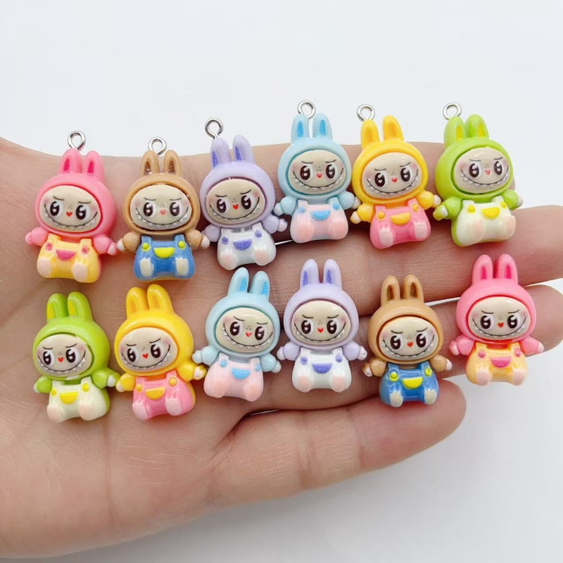 10Pcs Kawaii Rabbit Strawberry - Resin Art Calligraphy recensione e prezzo