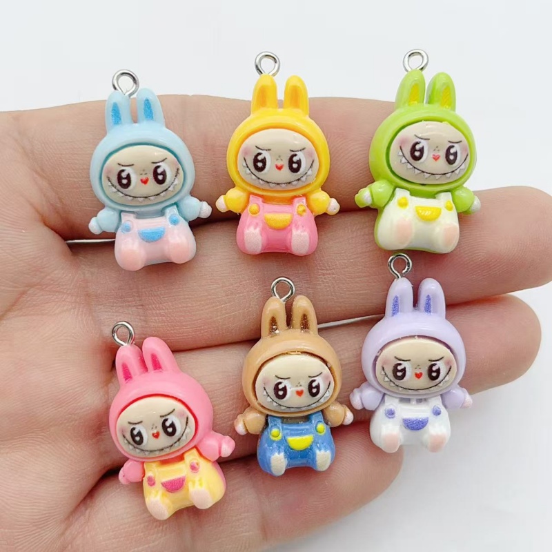 10Pcs Kawaii Rabbit Strawberry - Resin Art Calligraphy recensione e prezzo