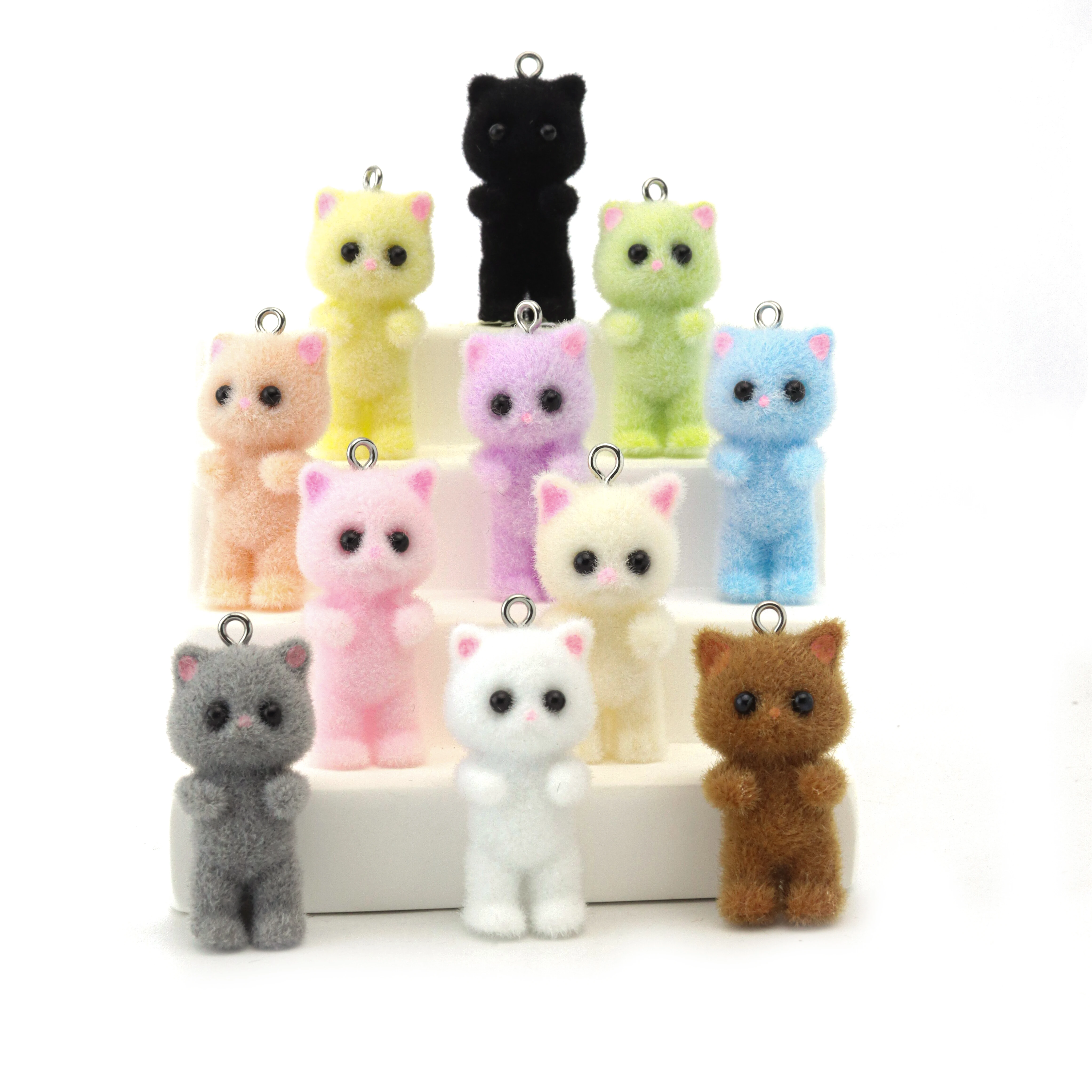 33PCS Cat Pendant Kawaii 3D Fl - Resin Art Craft recensione e prezzo