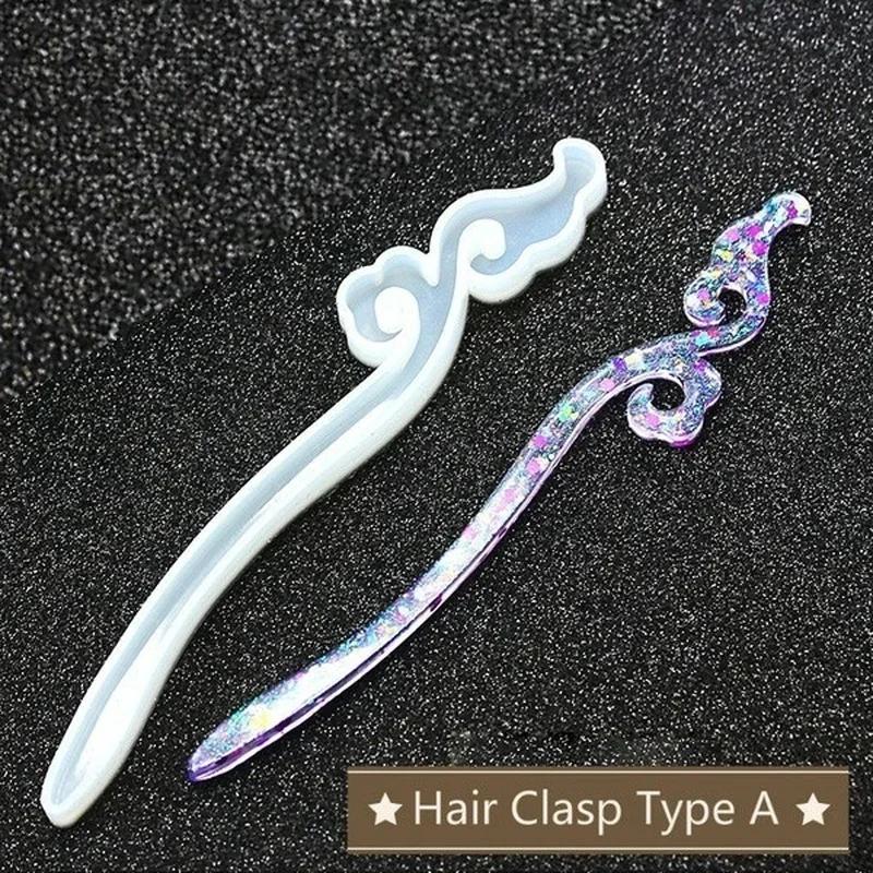New Transparent Hairpin Silico - Resin Art Calligraphy recensione e prezzo