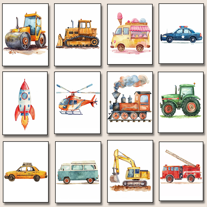 Helicopter Fire Truck Tractor  - Resin Art For Kids recensione e prezzo