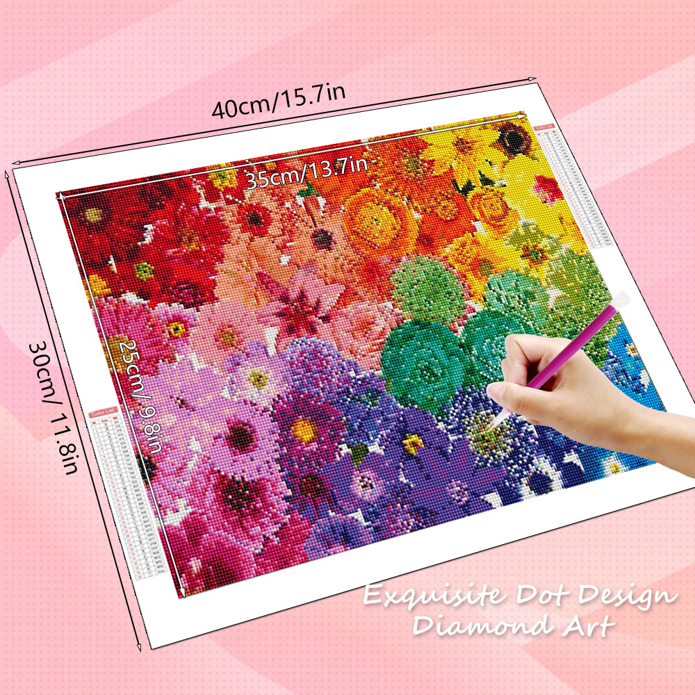 HUACAN Diamond Art Kits Flower - Resin Art With Rose recensione e prezzo