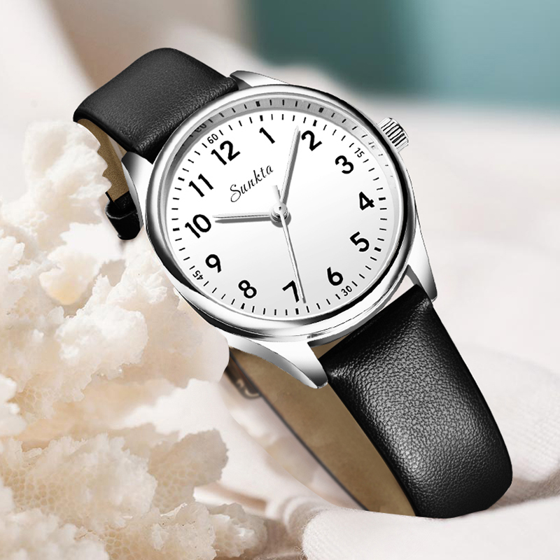 LIGE Simple Women Fashion Blac - Resin Art Watch recensione e prezzo