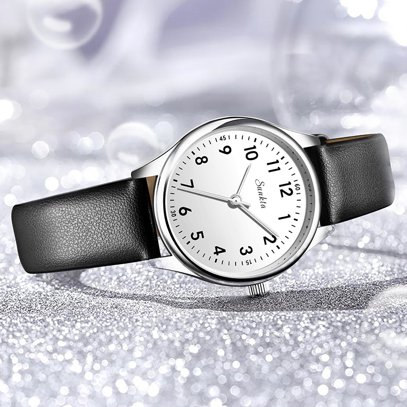 LIGE Simple Women Fashion Blac - Resin Art Watch recensione e prezzo