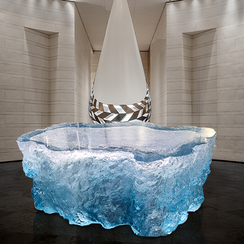 *Modern Minimalist Design Scul - Resin Art Coffee Table recensione e prezzo