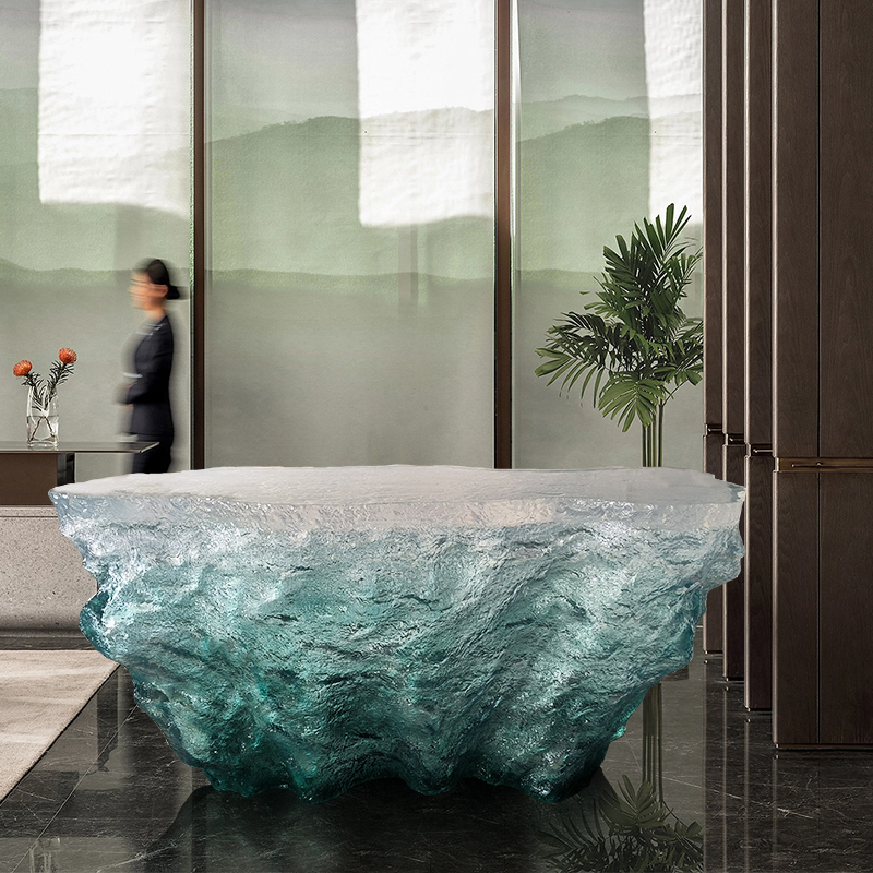 *Modern Minimalist Design Scul - Resin Art Coffee Table recensione e prezzo