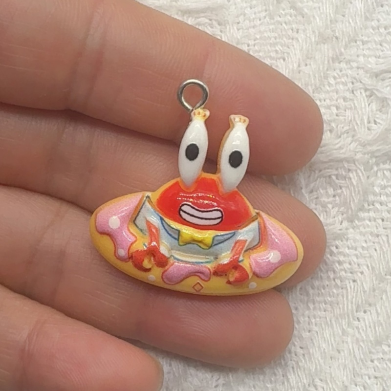10pcs cartoon resin pendant, D - Resin Art Calligraphy recensione e prezzo