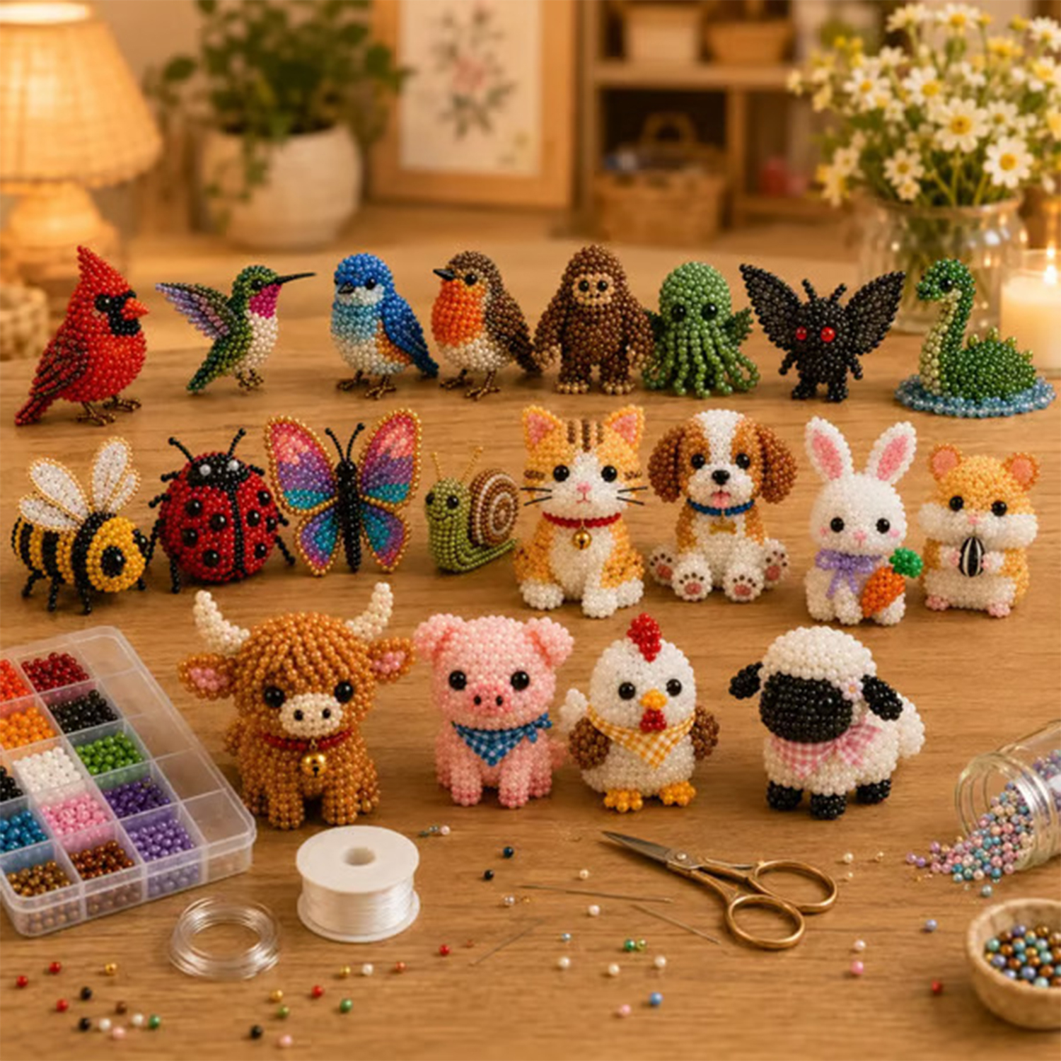 Mini 3D Beaded Animal Craft Ki - Resin Art Craft recensione e prezzo