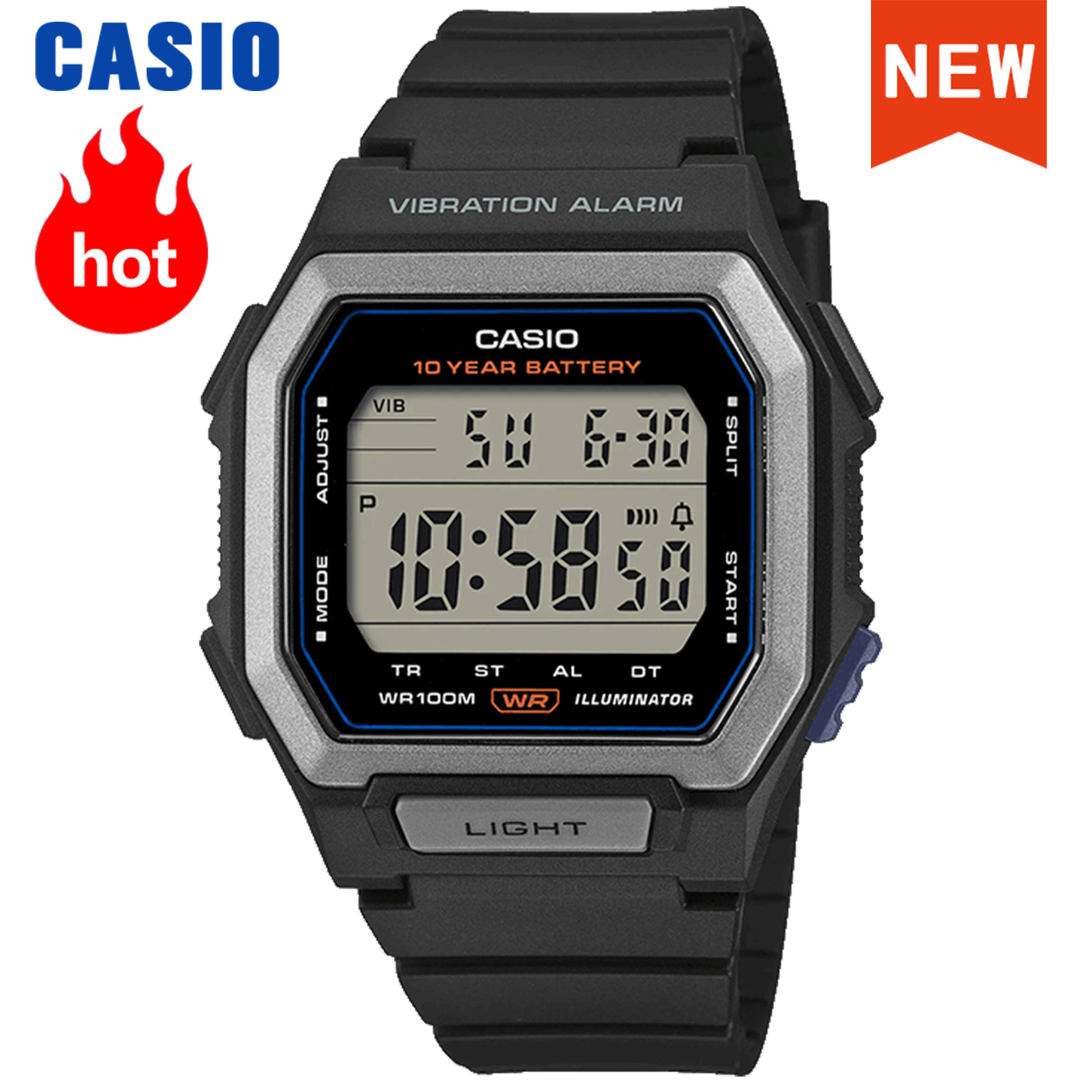 Casio watch New 2026 Model W-7 - Resin Art Watch recensione e prezzo