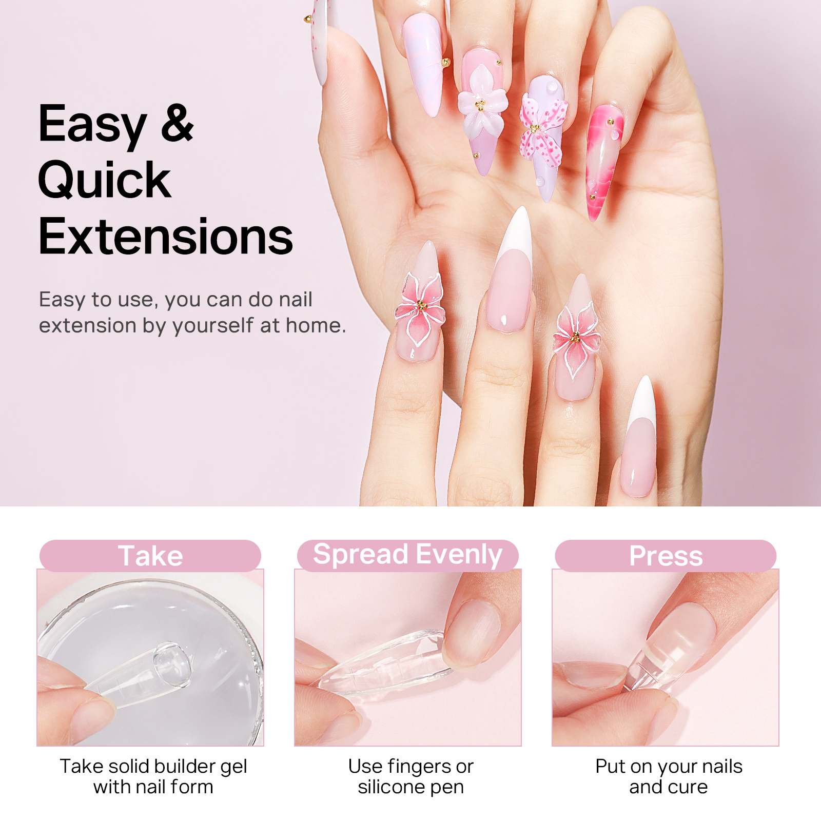 MIZHSE Builder Nail Gel White  - Resin Artist recensione e prezzo