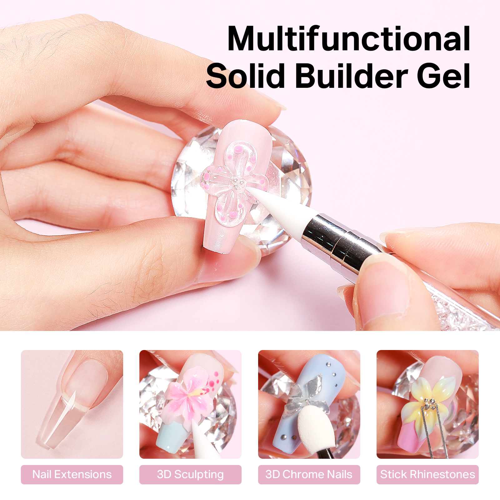 MIZHSE Builder Nail Gel White  - Resin Artist recensione e prezzo