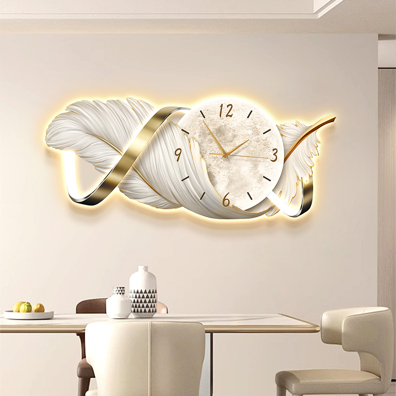 Big Size Metal Wall Art Clock  - Resin Art Watch recensione e prezzo