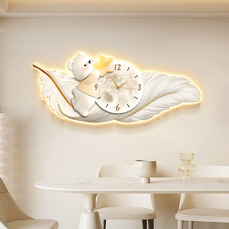 Big Size Metal Wall Art Clock  - Resin Art Watch recensione e prezzo