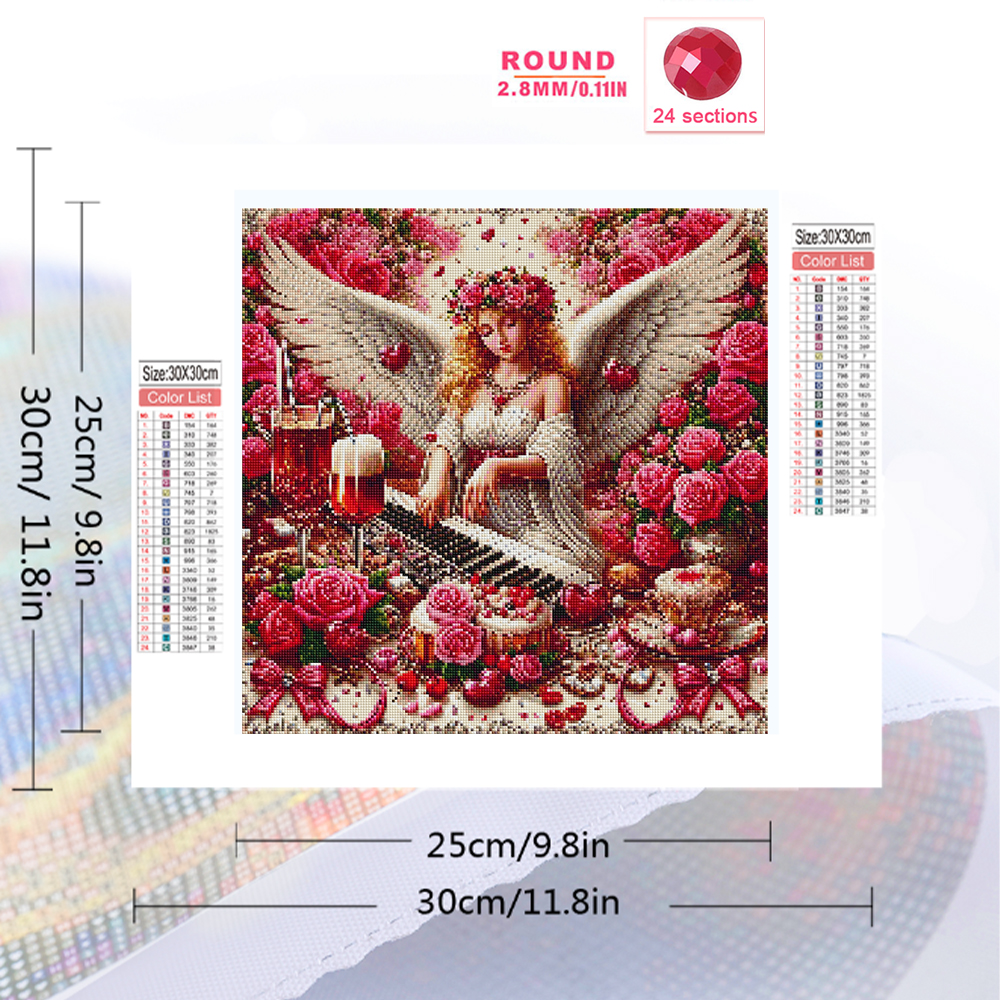 Momoart Diamond Mosaic Girl Po - Resin Art With Rose recensione e prezzo
