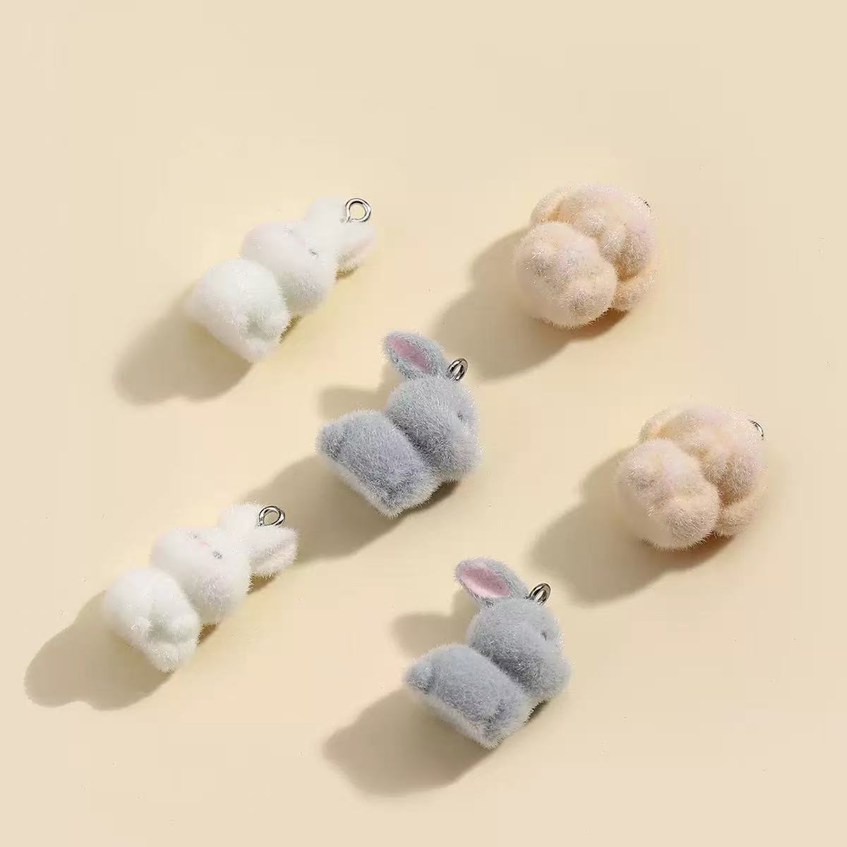 10pcs Flocking Little Rabbit R - Resin Art Calligraphy recensione e prezzo