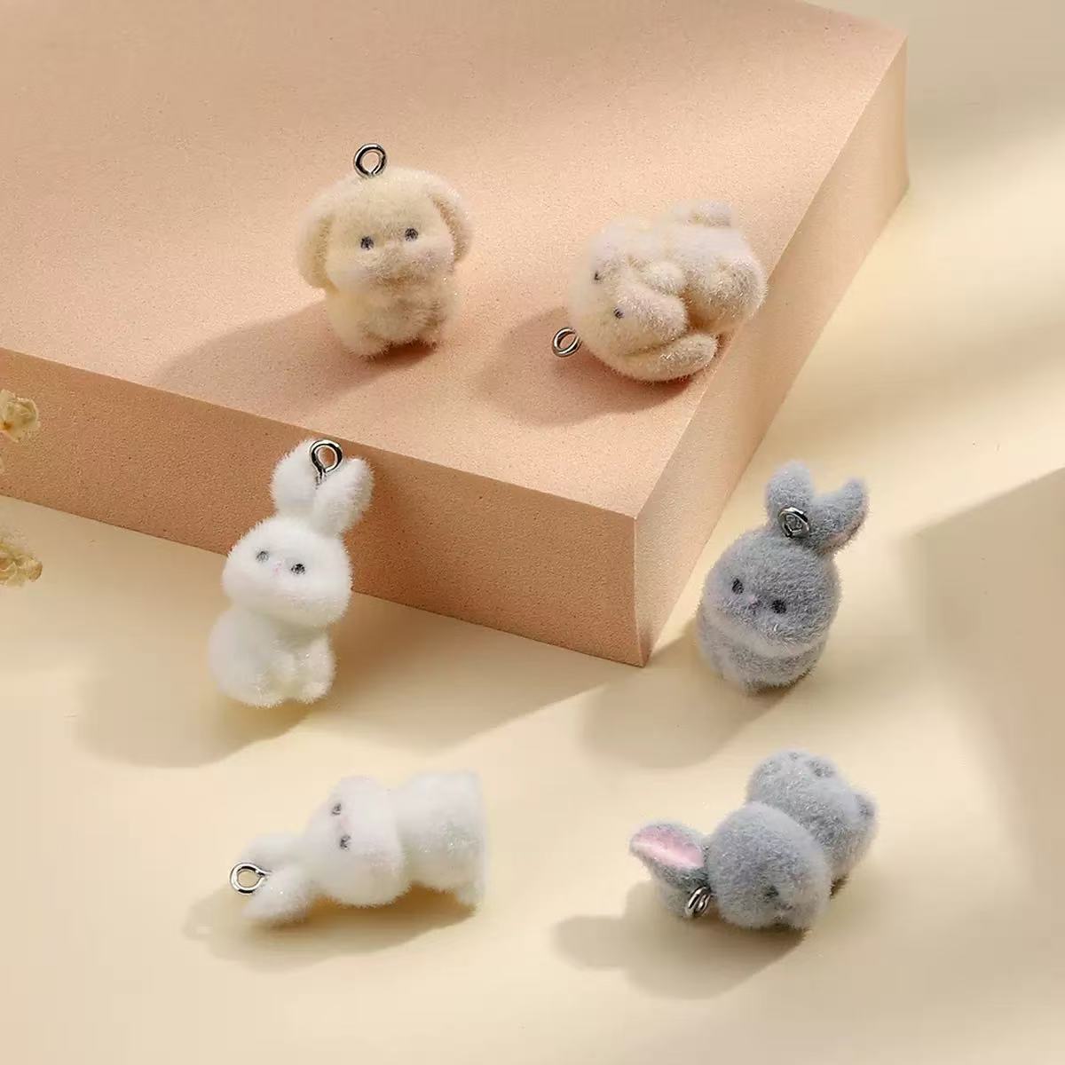 10pcs Flocking Little Rabbit R - Resin Art Calligraphy recensione e prezzo