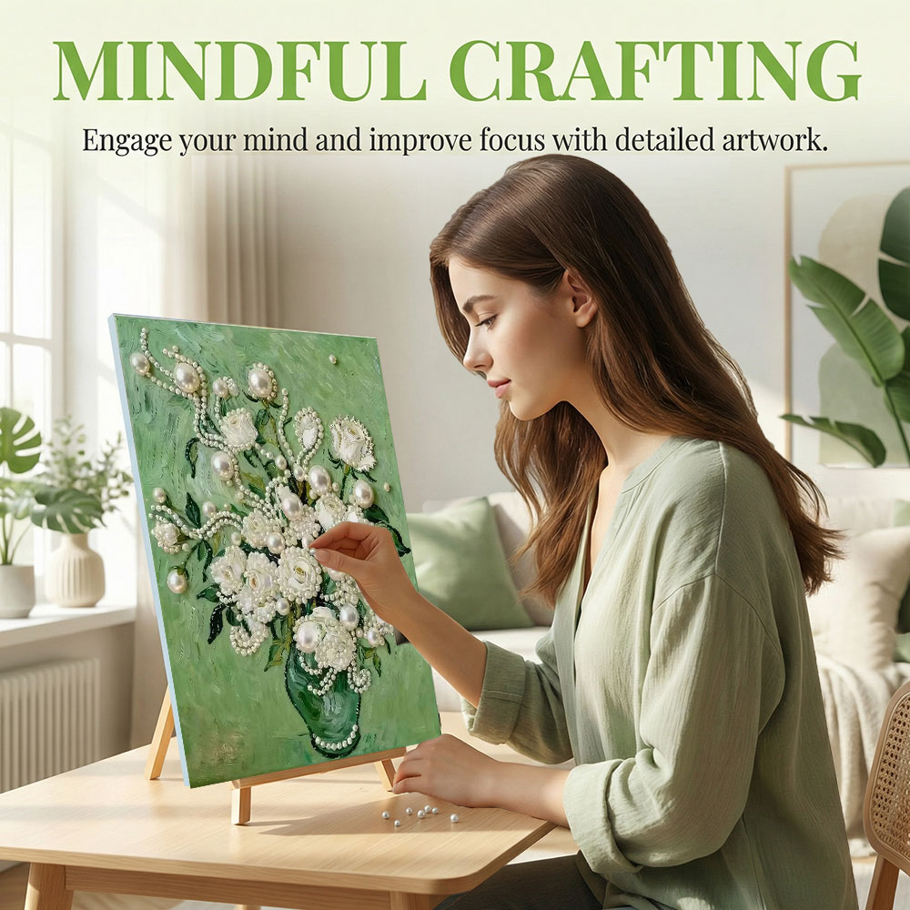 Huacan DIY Pearl Art Painting  - Resin Art With Rose recensione e prezzo
